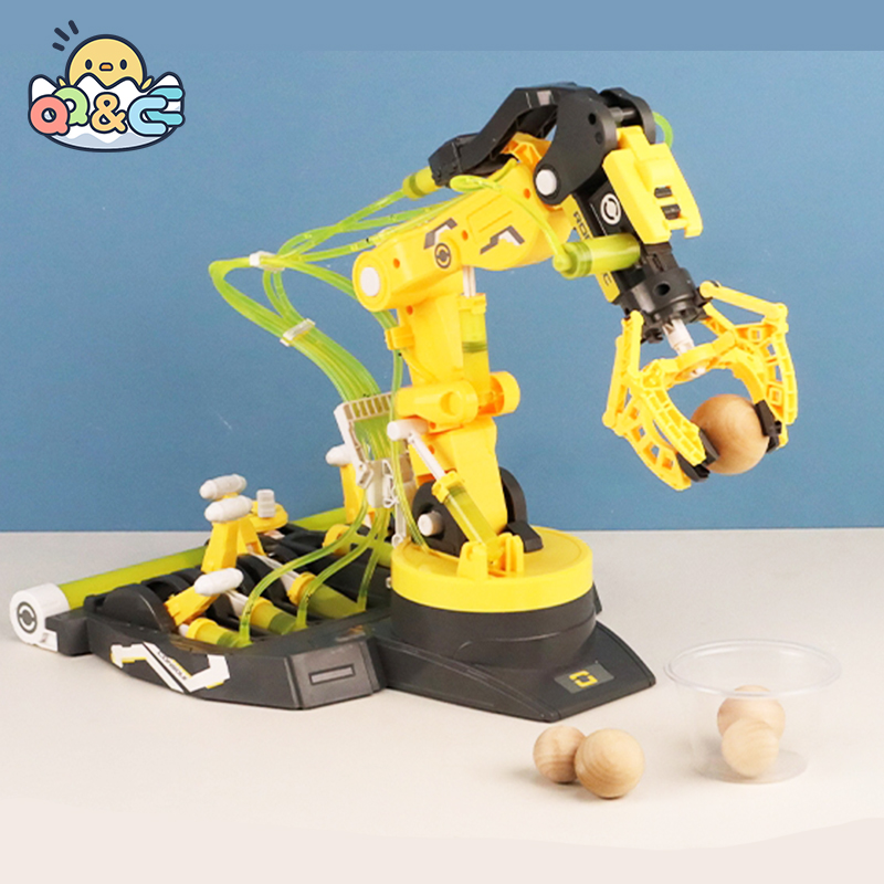 Robot Arm Metal - DIY Assembled Hydraulic Mechanical Arm Science