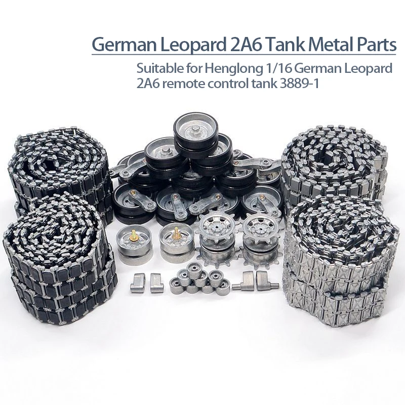 Tracked Robot Chassis - Henglong 3889 Leopard 2A6 Tank Accessories