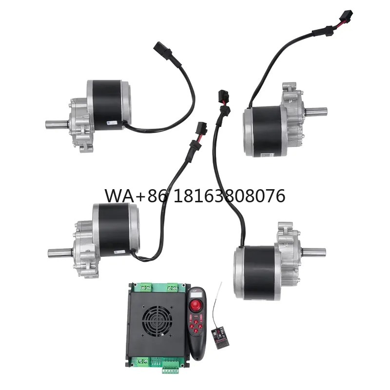 Robot Remote Control - 4WD Brush Gear Motor Kit 24V