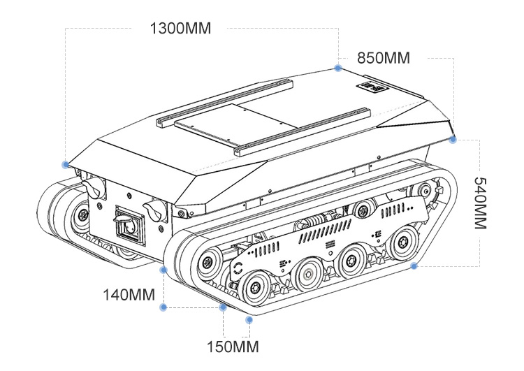 Crawler Dumper Truck Chassis w - Tracked Robot Chassis 评论和价格
