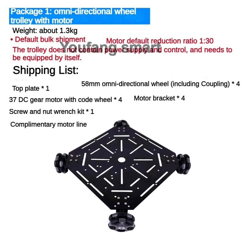 5kg Load ROS 4WD Omni Wheel Ro - Omni Wheel 评论和价格