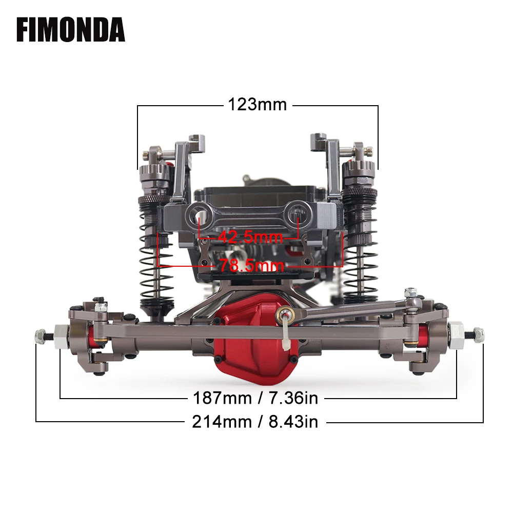 FIMONDA 1/10 RC Crawler Metal  - Robot Car Kit 评论和价格