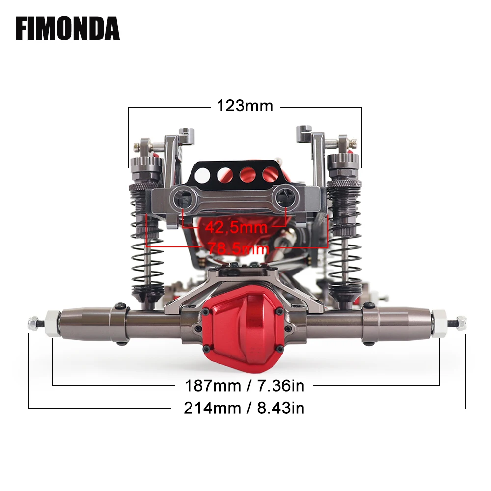 FIMONDA 1/10 RC Crawler Metal  - Robot Car Kit 评论和价格