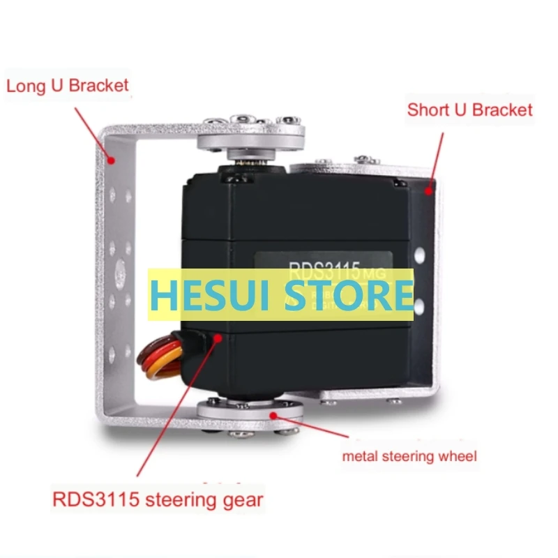 RDS3115 15kg Metal Gear Digita - Servo Pan Tilt 评论和价格