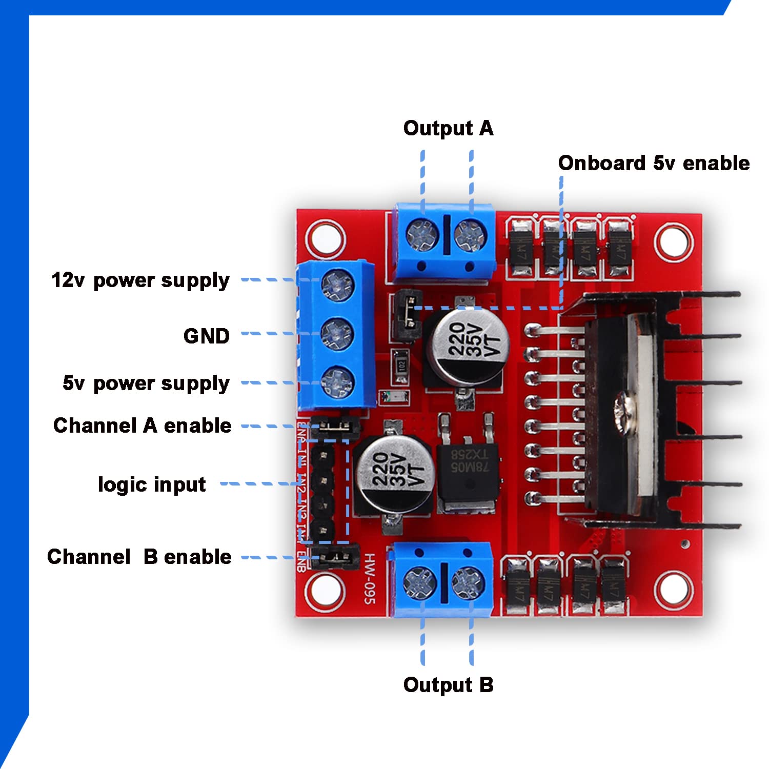 L298N Motor Drive Controller B - L298N Module 评论和价格