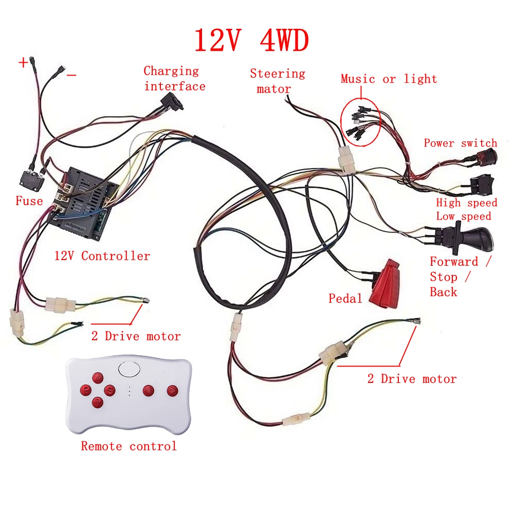 Child electric car DIY modifie - Robot Car Kit 评论和价格