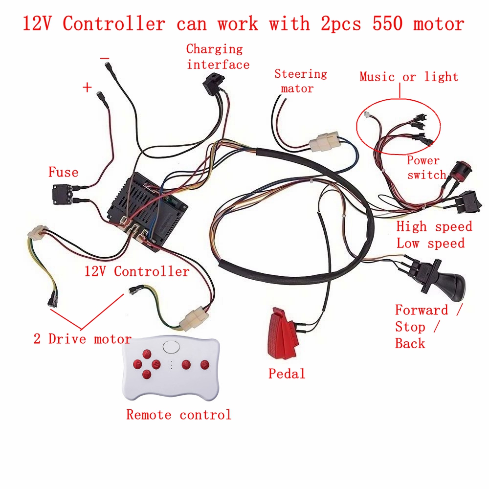 Child electric car DIY modifie - Robot Car Kit 评论和价格