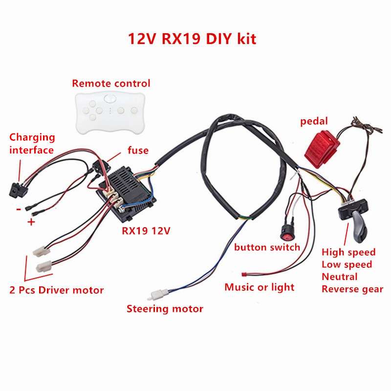 Child electric car DIY modifie - Robot Car Kit 评论和价格