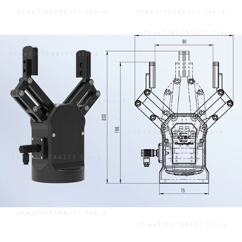 Collaborative Robot Flexible F - Robot Gripper Claw 评论和价格