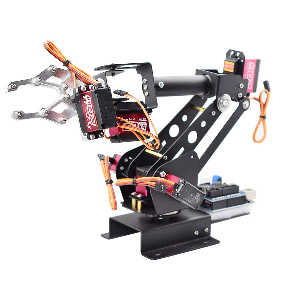 Ps2 Control 6 DOF Robotic Arm  - Robot Arm Metal 评论和价格