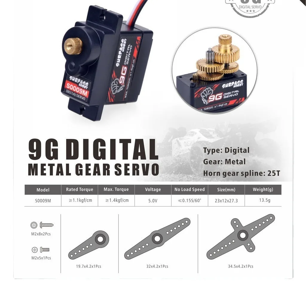 RC Digital Micro Servo 2g 3.7g - Micro Servo 评论和价格