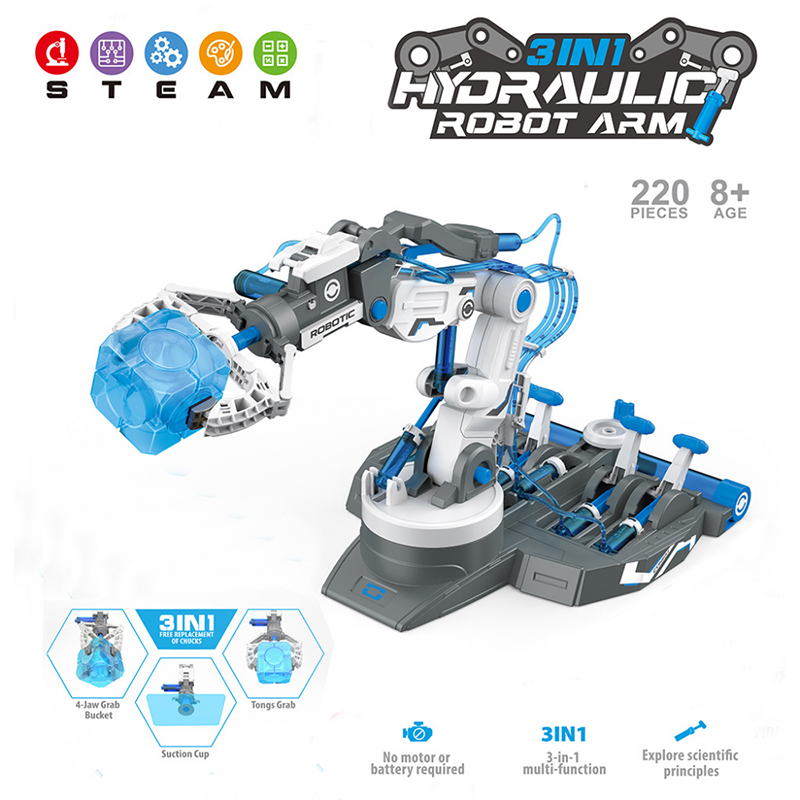 DIY Assembled Hydraulic Mechan - Robot Arm Metal 评论和价格