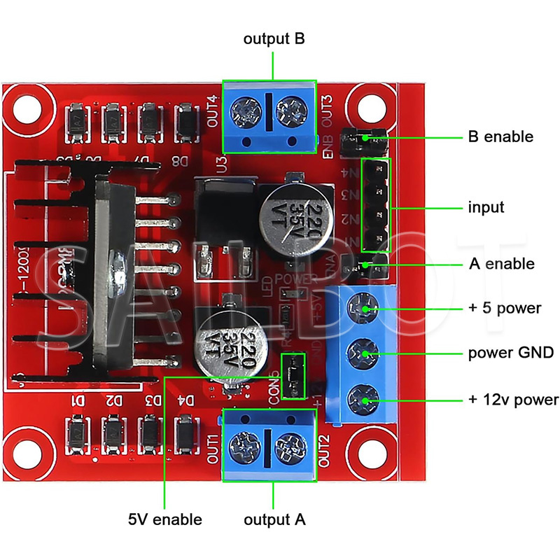 1/5/10PCS L298N DC Motor Drive - L298N Module 评论和价格