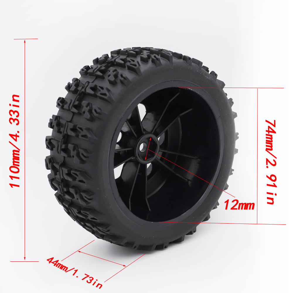 YSIDO 4pcs 110mm 1/10 Short Co - Omni Wheel 评论和价格