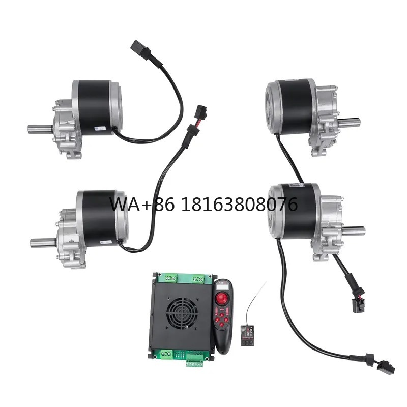 4WD Brush Gear Motor Kit 24V 2 - Robot Remote Control 评论和价格