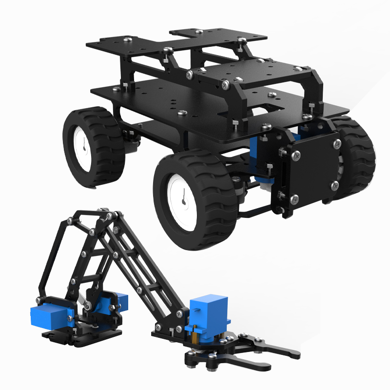 Acrylic 4WD Robot Car Motor Ac - Robot Car Kit 评论和价格