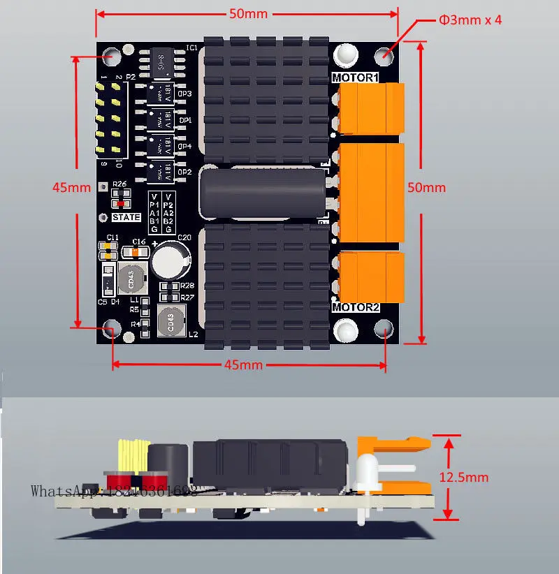12V 24V 12A Dual Channel DC br - L298N Module 评论和价格