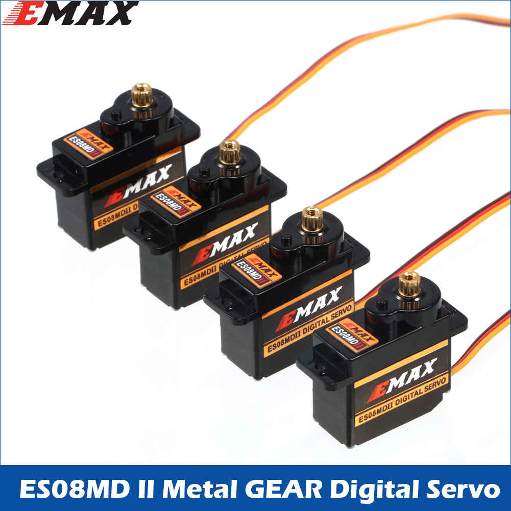 2/4/10pcs EMAX  ES08MD II Meta - Sg90 Servo 评论和价格