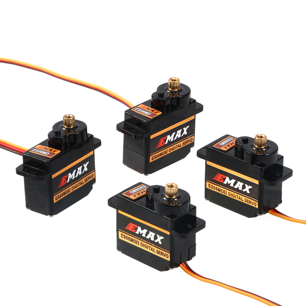 2/4/10pcs EMAX  ES08MD II Meta - Sg90 Servo 评论和价格