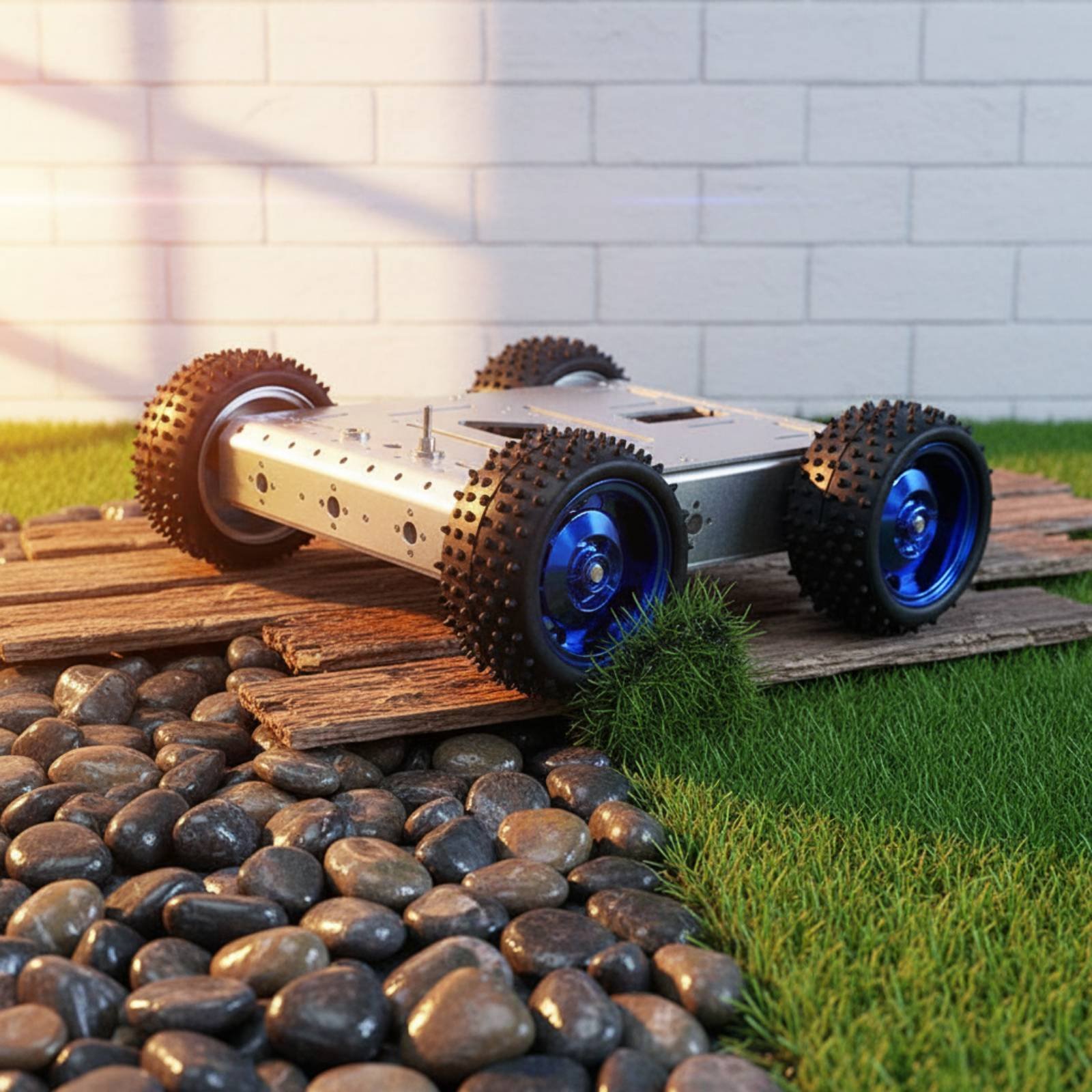 4WD Smart Car Chassis 1.5KG Lo - Robot Wheel 评论和价格