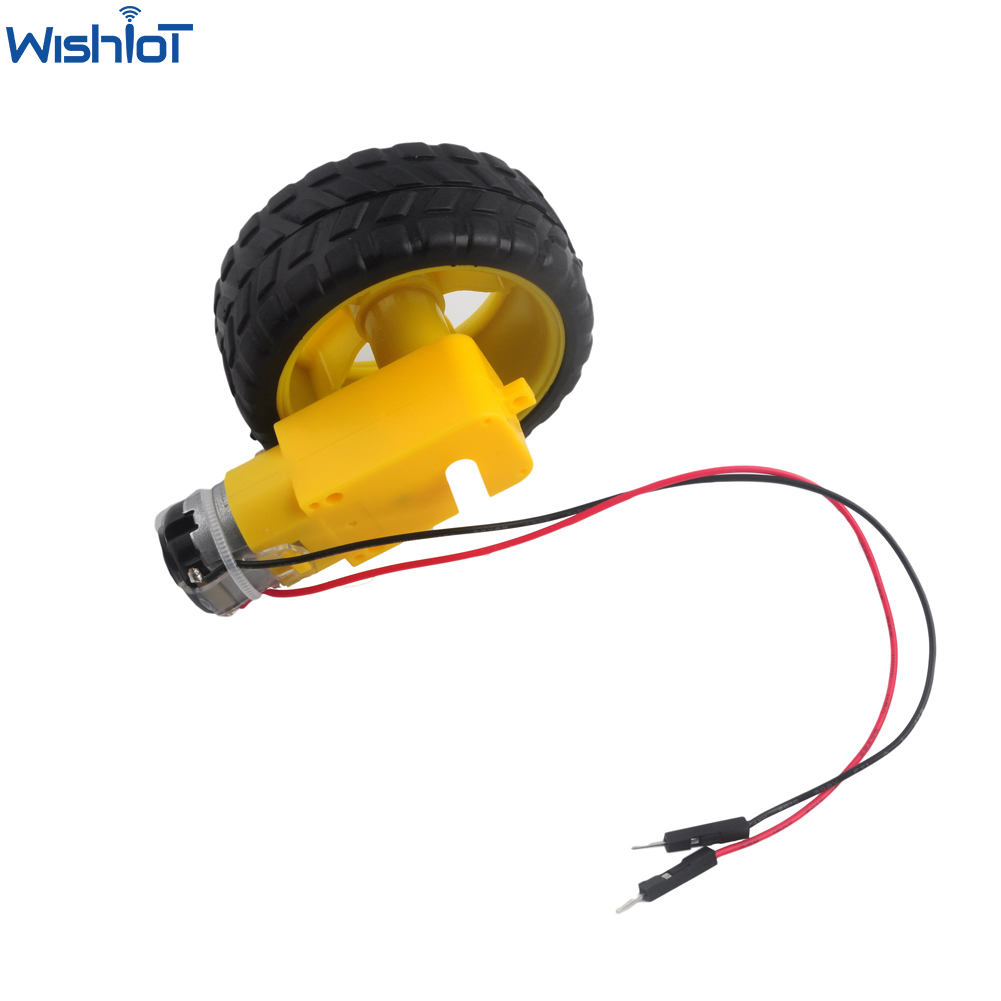 DC3-6V 1:48 Gearbox TT Motor D - Robot Wheel 评论和价格