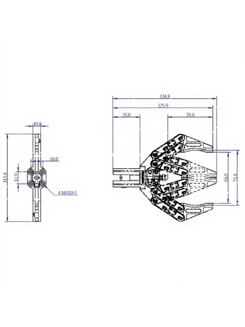 5V 12V DC Electric Robot Gripp - Robot Gripper Claw 评论和价格