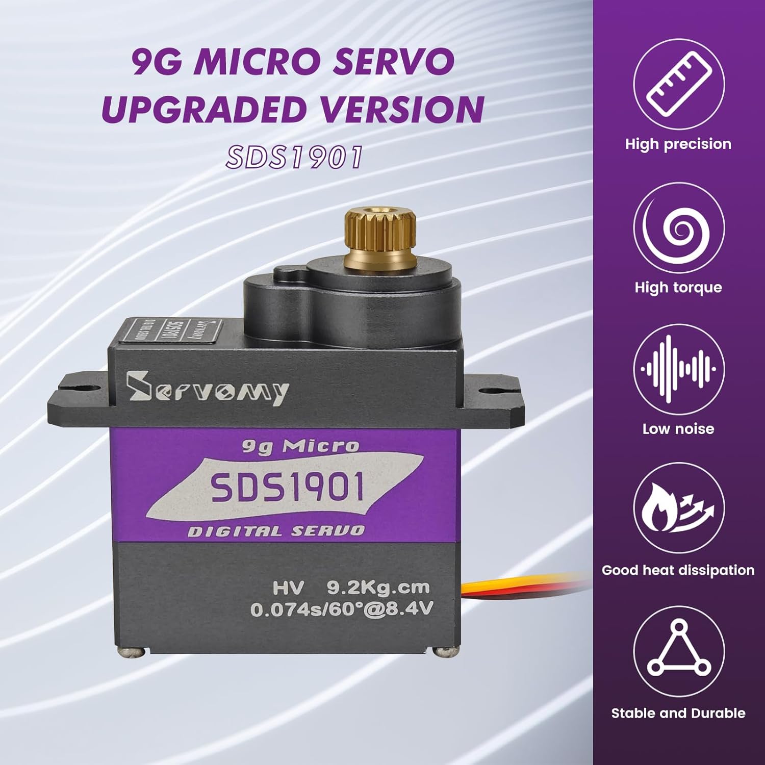 SERVOMY-SDS1901 Digital 9G Mic - Sg90 Servo 评论和价格