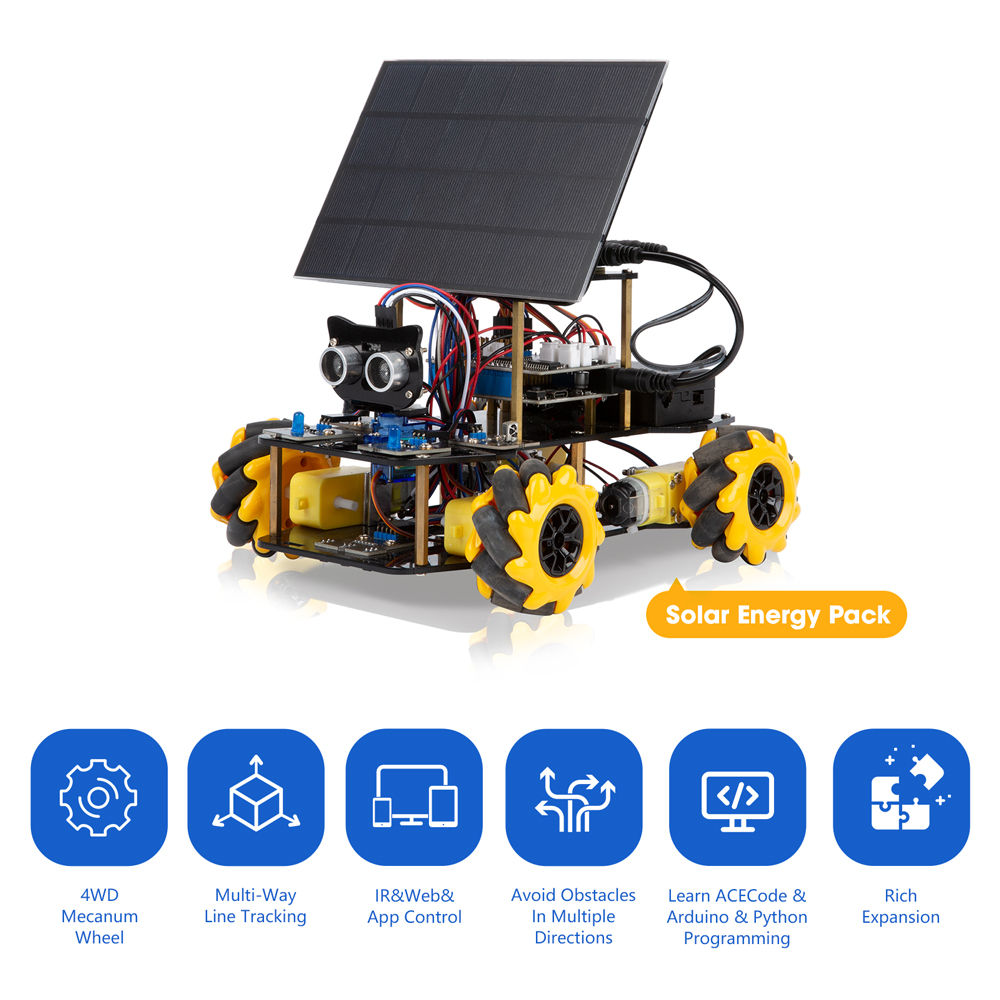 ACEBOTT Smart Robot Solar Ener - Line Follower Robot 评论和价格