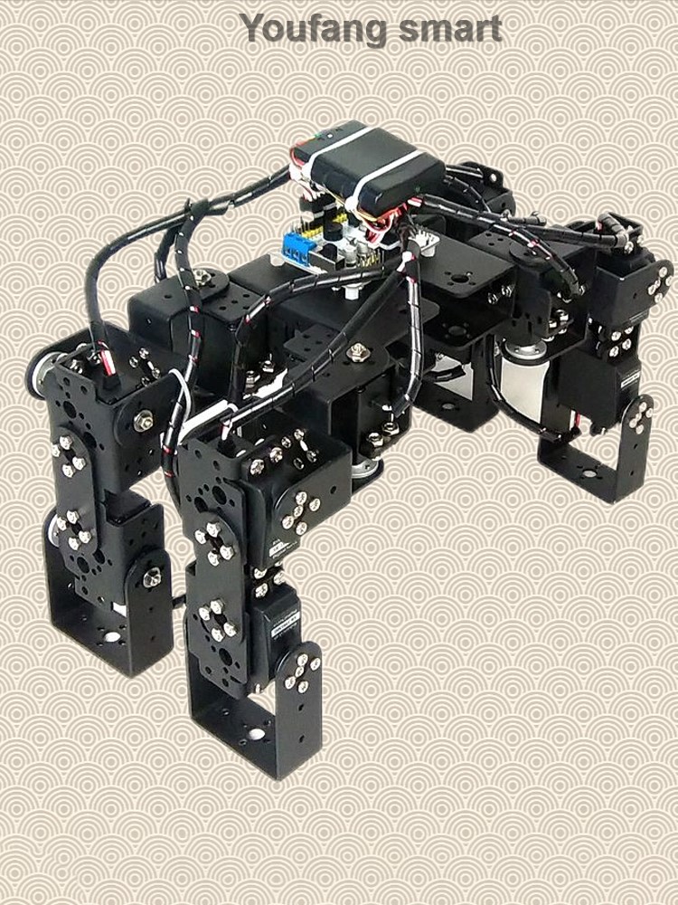 12 DOF Quadruped Robot Dog wit - Robot Arm Kit 评论和价格