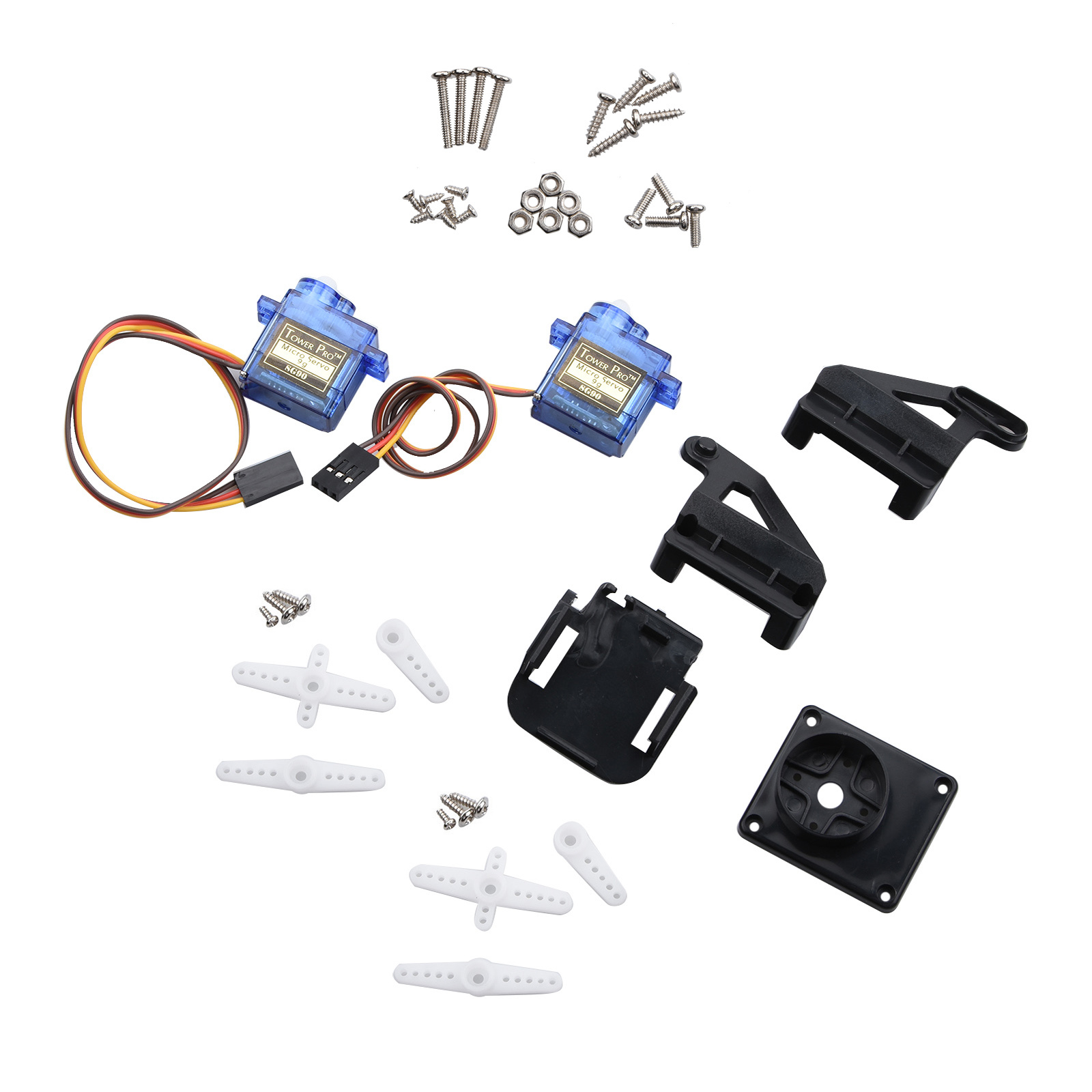 FPV Nylon Dual-Axis Servo Gimb - Servo Kit 评论和价格
