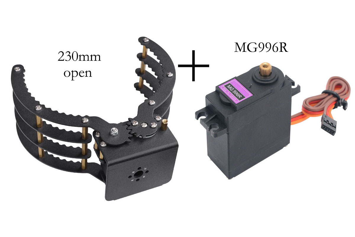 230mm Opening Mechanical Claw  - Robot Gripper Claw 评论和价格