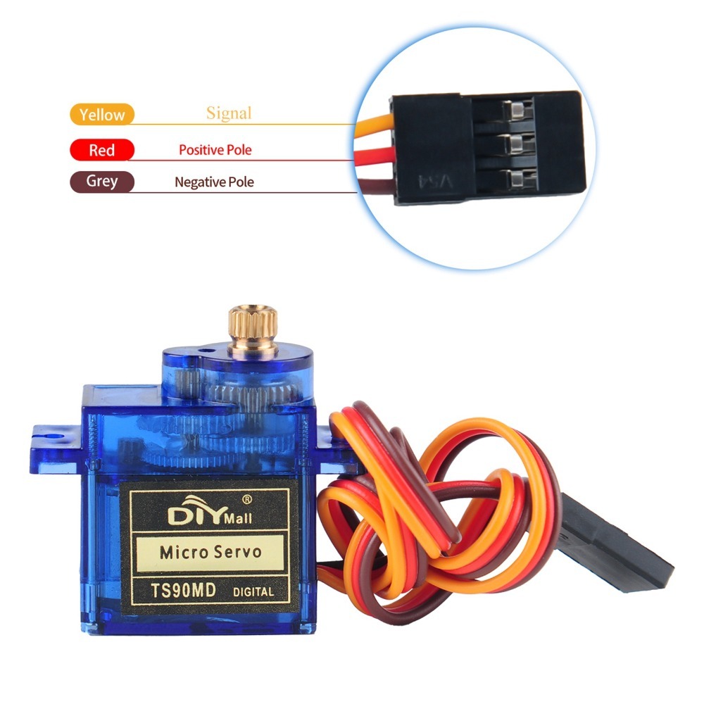 TS90MD 5/10/20/30/40/50Pcs Mic - Micro Servo 评论和价格