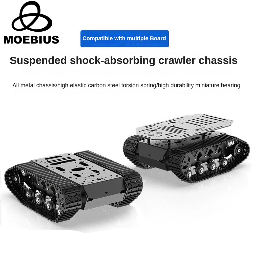 10KG Payload Metal Shock Absor - Tracked Robot Chassis 评论和价格
